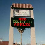 red apples